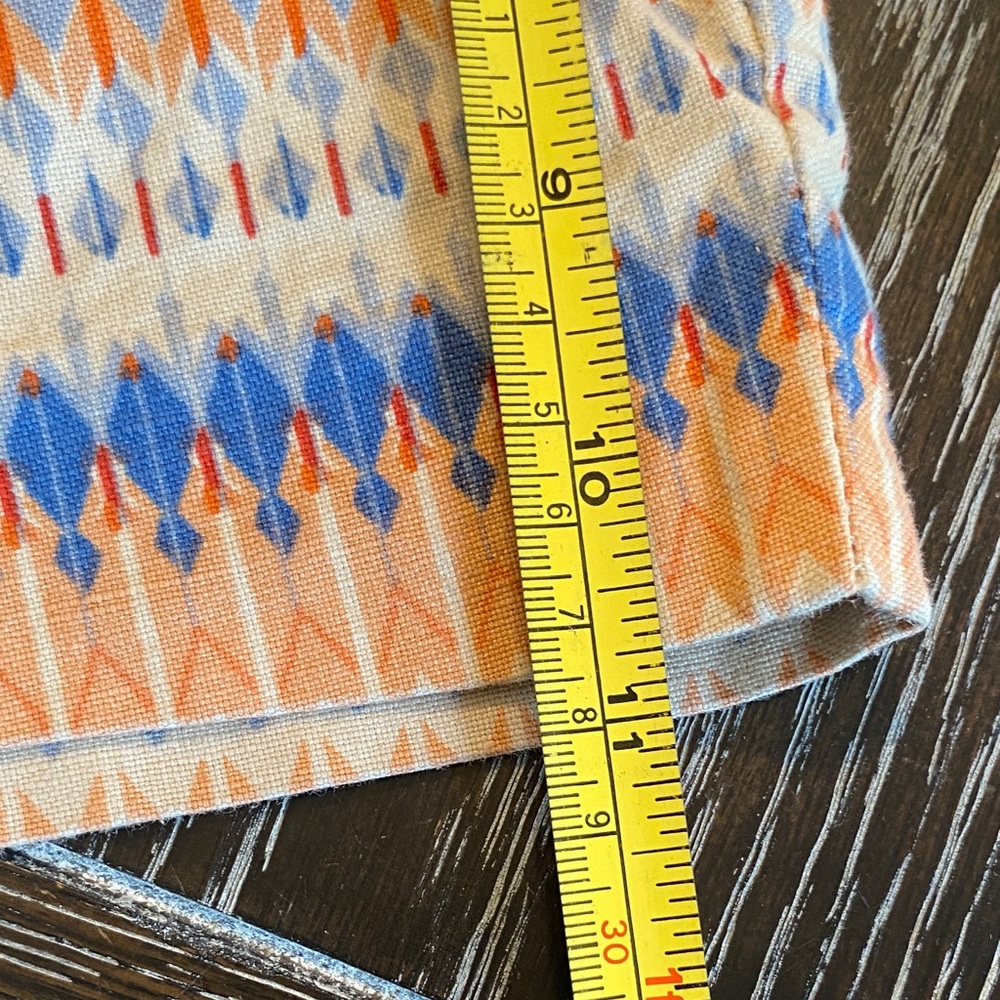 J. Crew Orange and Blue Zigzag Athletic Shorts - Picture 9 of 10